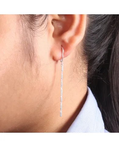 Sterling Silver Dangle Earrings – Handmade Drop Earrings for Women