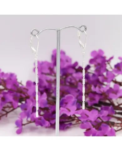 Sterling Silver Dangle Earrings – Handmade Drop Earrings for Women