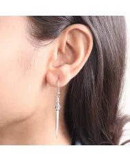 Sterling Silver Dangle Earrings - Handmade Drop Earrings for Women