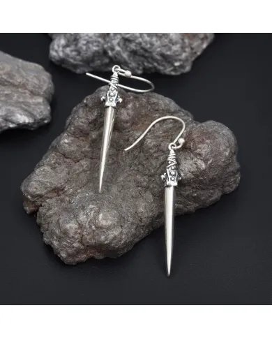 Sterling Silver Dangle Earrings - Handmade Drop Earrings for Women