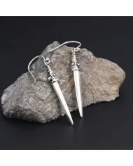 Sterling Silver Dangle Earrings - Handmade Drop Earrings for Women