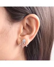 Rainbow Moonstone Stud Earrings – 925 Sterling Silver Gemstone Jewelry