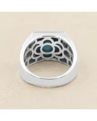 Arizona Turquoise Men's Ring - 925 Sterling Silver Gemstone Jewelry