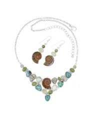 Amethyst Necklace Set – 925 Sterling Silver Matching Jewelry Set for Women