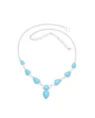 Rainbow Moonstone Necklace Set - 925 Sterling Silver Healing Crystal Jewelry