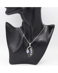 Moonstone Pendant - Sterling Silver Necklace Handcrafted Pendant Statement Pendant with Chain Charm Pendant Unique Pendant