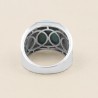 Arizona Turquoise Men's Ring in Sterling Silver, Handmade Jewelry