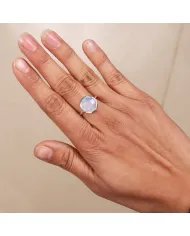 Opal Quartz Ring - 925 Sterling Silver Handmade Minimalist Jewelry