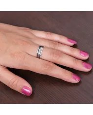 925 Sterling Silver Spinner Ring - Fidget & Anxiety Minimalist Jewelry