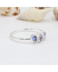 Natural Moonstone Ring – Handmade Sterling Silver Dainty June Birthstone Jewelry