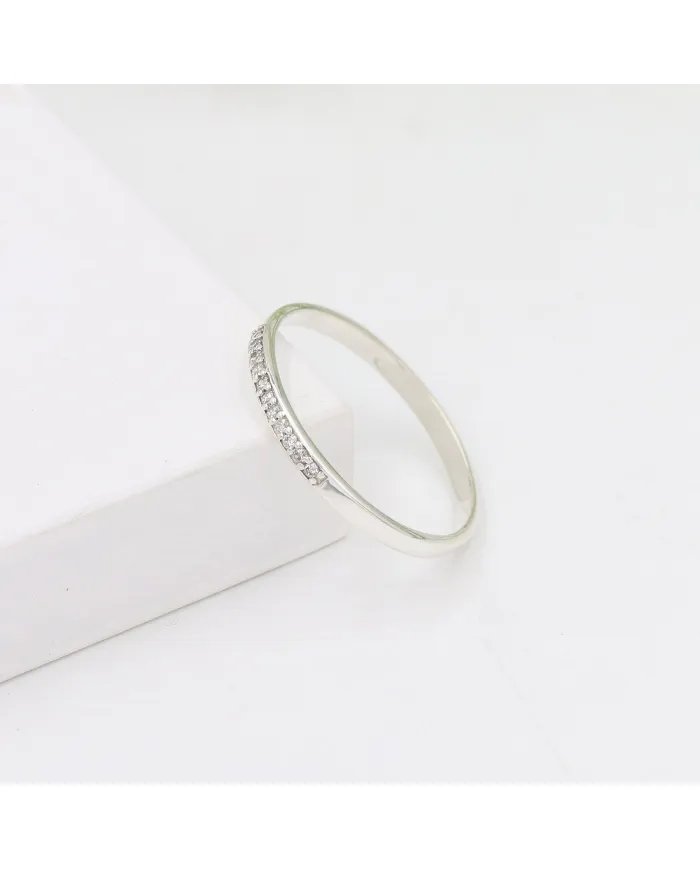 Natural Swarovski Crystal Ring - Sterling Silver Handmade Ring Minimalist Jewelry