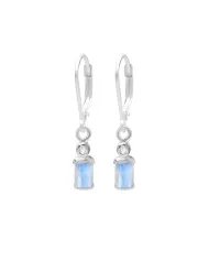 Natural Peridot Dangle Earrings in Sterling Silver – Unique Handmade Gift for Her