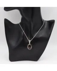 Smoky Quartz Pendant - 925 Sterling Silver Versatile Handmade Jewelry