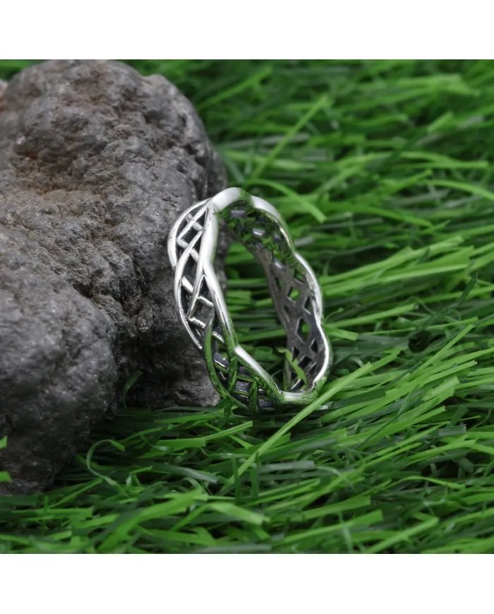 Sterling Silver Band Ring – Minimalist Handmade Jewelry for Women Classic Simple Ring Gift for Her