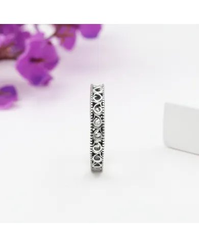 Designer Silver Band Ring - Sterling Silver Minimalist Classic & Dainty Handmade Jewelry
