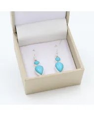 Arizona Turquoise Earrings – Handmade 925 Sterling Silver Jewelry