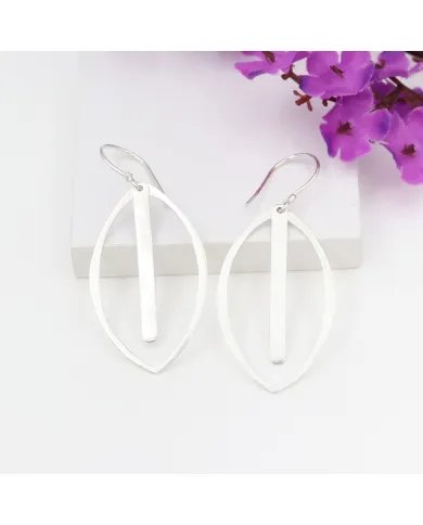 Silver Earrings - 925 Sterling Silver Earrings Dangle Earrings Hook Earrings Handmade Earrings for Women