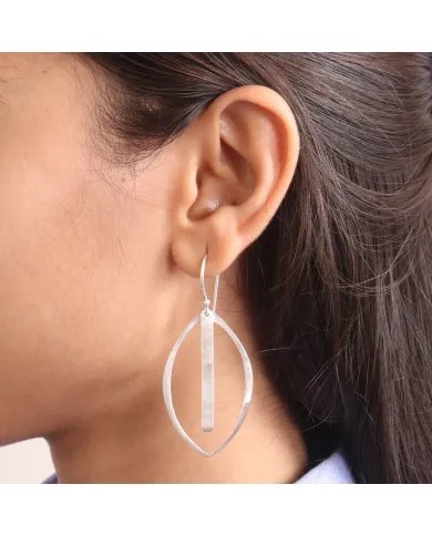 Silver Earrings - 925 Sterling Silver Earrings Dangle Earrings Hook Earrings Handmade Earrings for Women