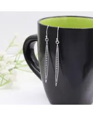 Elegant Oxidised Earrings – 925 Silver Handmade Dangle Earrings for Women