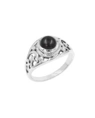 Black Onyx Ring - 925 Sterling Silver Handmade Ring Statement Ring Unisex Ring