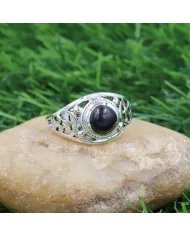 Black Onyx Ring - 925 Sterling Silver Handmade Ring Statement Ring Unisex Ring