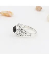 Black Onyx Ring - 925 Sterling Silver Handmade Ring Statement Ring Unisex Ring