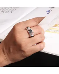 Black Onyx  Ring 925 Sterling Silver | Handmade Statement Jewelry