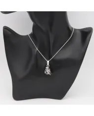 Raw Meteorite Pendant - Sterling Silver Pendant Handmade Pendant Unisex Pendant