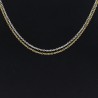 Cable Chain Necklaces, Sterling Silver Chains, 18k Gold Chain, Best Silver 16+3 Inch Extension Adjustable Chain, 1mm Cable Chain