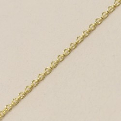 Cable Chain Necklaces, Sterling Silver Chains, 18k Gold Chain, Best Silver 16+3 Inch Extension Adjustable Chain, 1mm Cable Chain