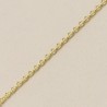 Cable Chain Necklaces, Sterling Silver Chains, 18k Gold Chain, Best Silver 16+3 Inch Extension Adjustable Chain, 1mm Cable Chain