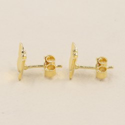 Tiny Butterfly Studs, Gold Earrings, Small Animal Earrings, Sterling Silver Earrings, Dainty Simple Studs, Cute Studs for Girls